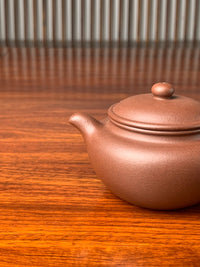 the spout of the handmade yixing zisha teapot 