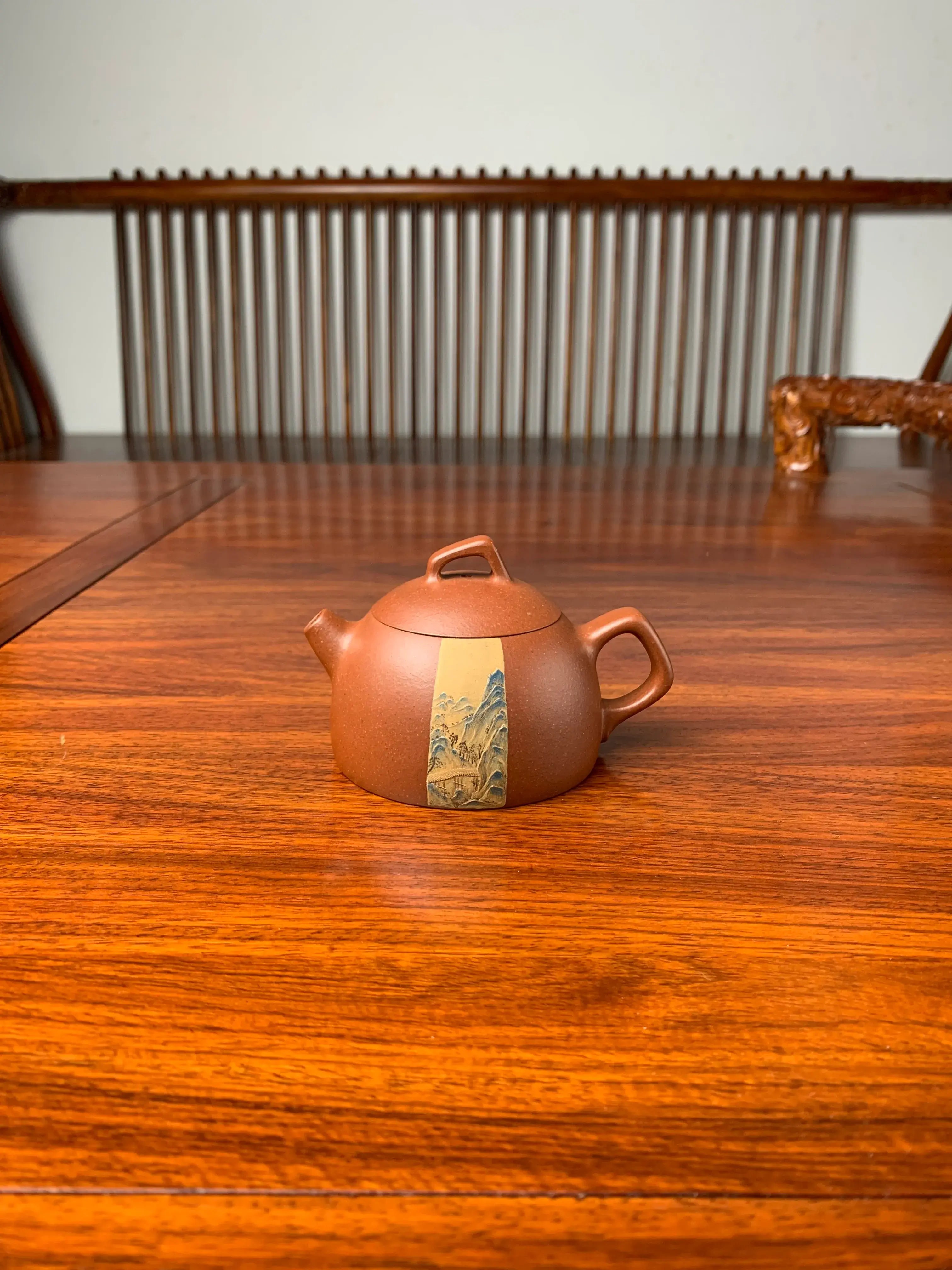 teapot artwork yixing teapot on the table