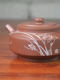 Detail of the teapot artwork