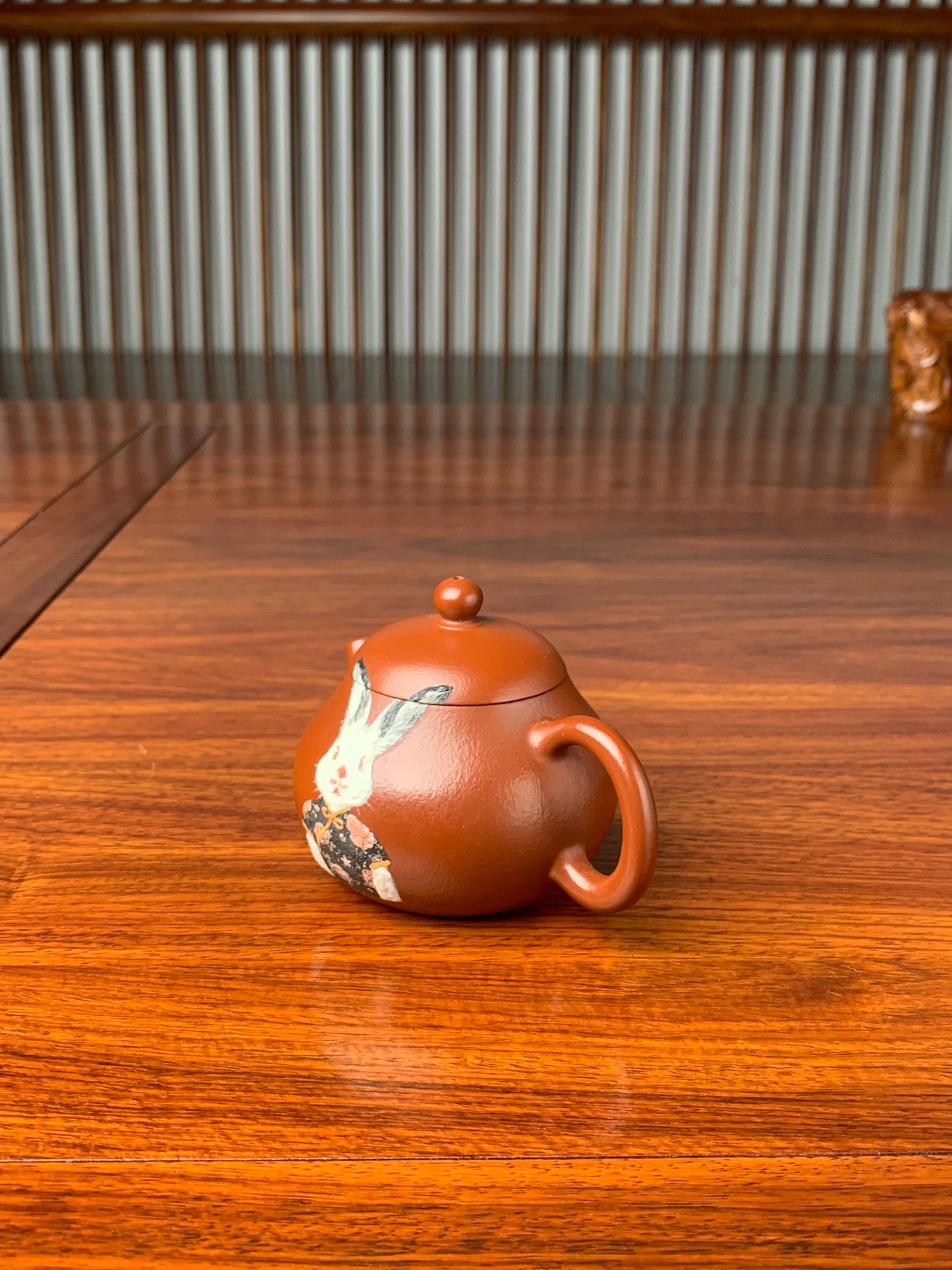 yixing teapot artwork wen dan right view
