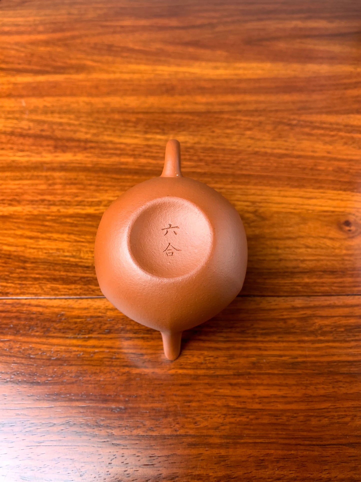 the bottom of the teapot