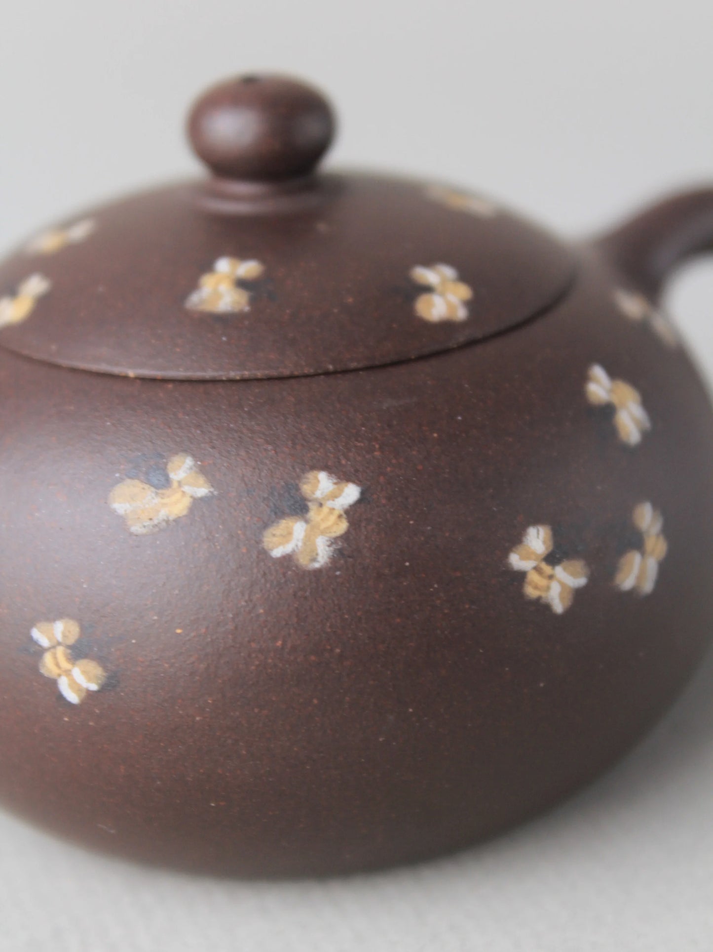 small zisha teapot named xishi - details