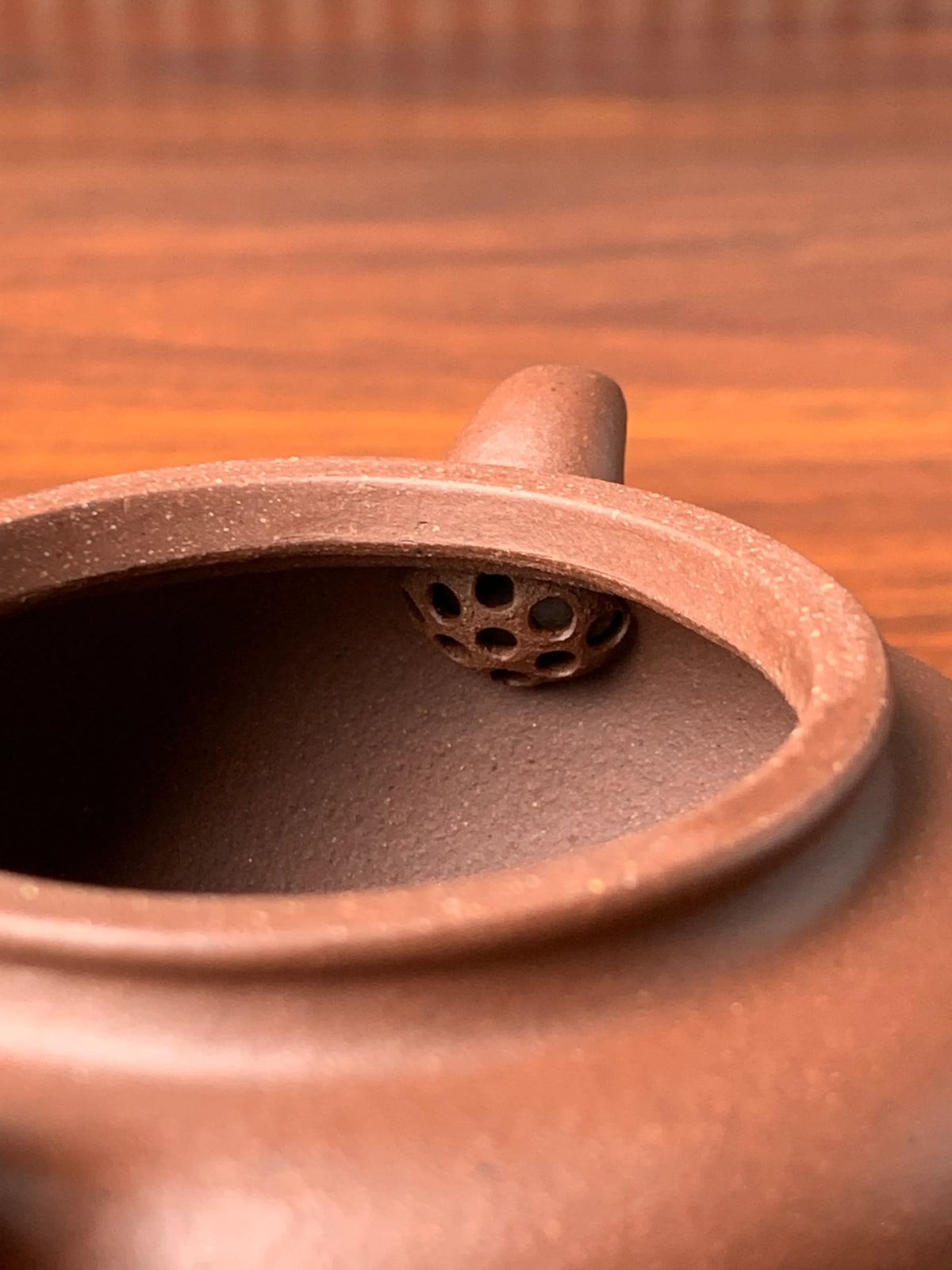 the ball filter of the handmade yixing teapot