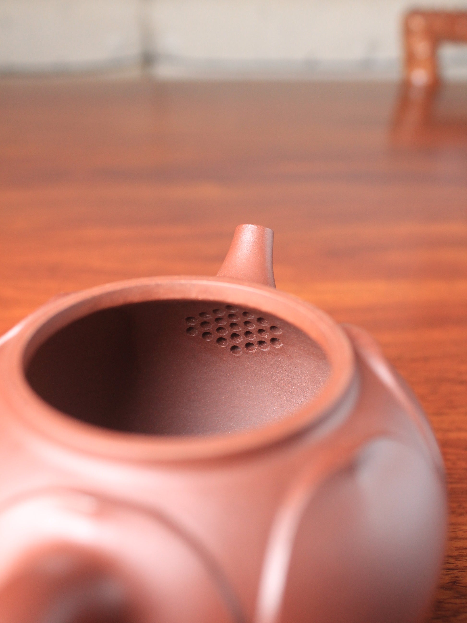 teapot filter of the yi shing teapot monk's hat