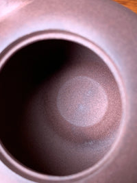 The marks left inside the teapot from the handmade crafting process