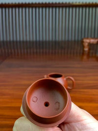 Yixing Teapot The WenDan Yixing Zisha zhu ni Clay 95ml Handmade-Siyutao