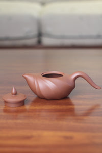 teapots with clay handmade side