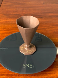 the weight of the vintage teacup is 54.5g