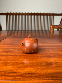 xishi yixing teapot on the table right view
