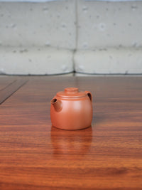 Right view of the yi shing teapot, handmade with yixing clay