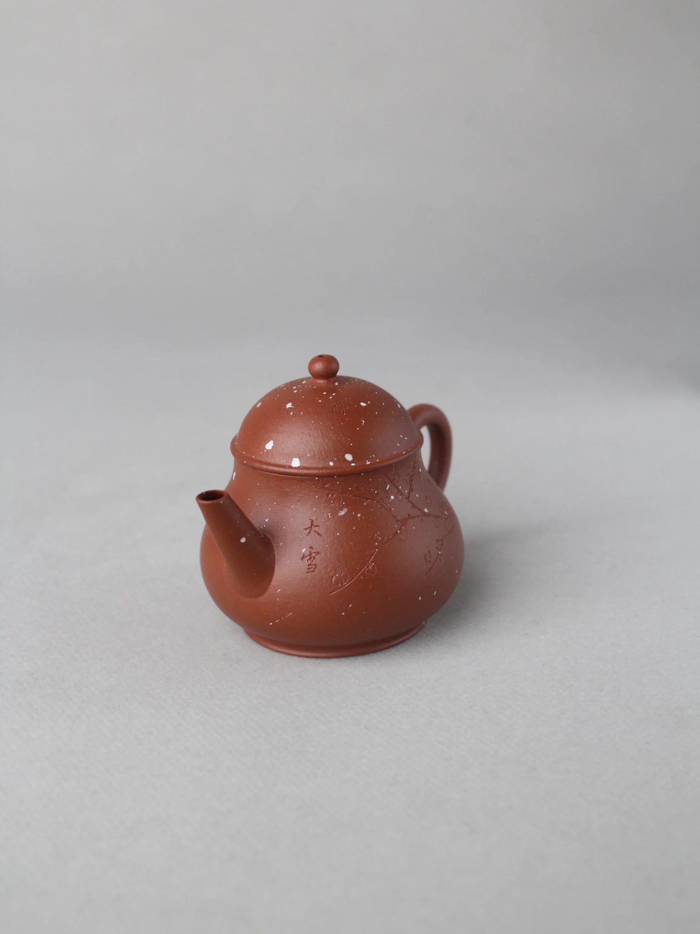 yi shing teapot on the table left view