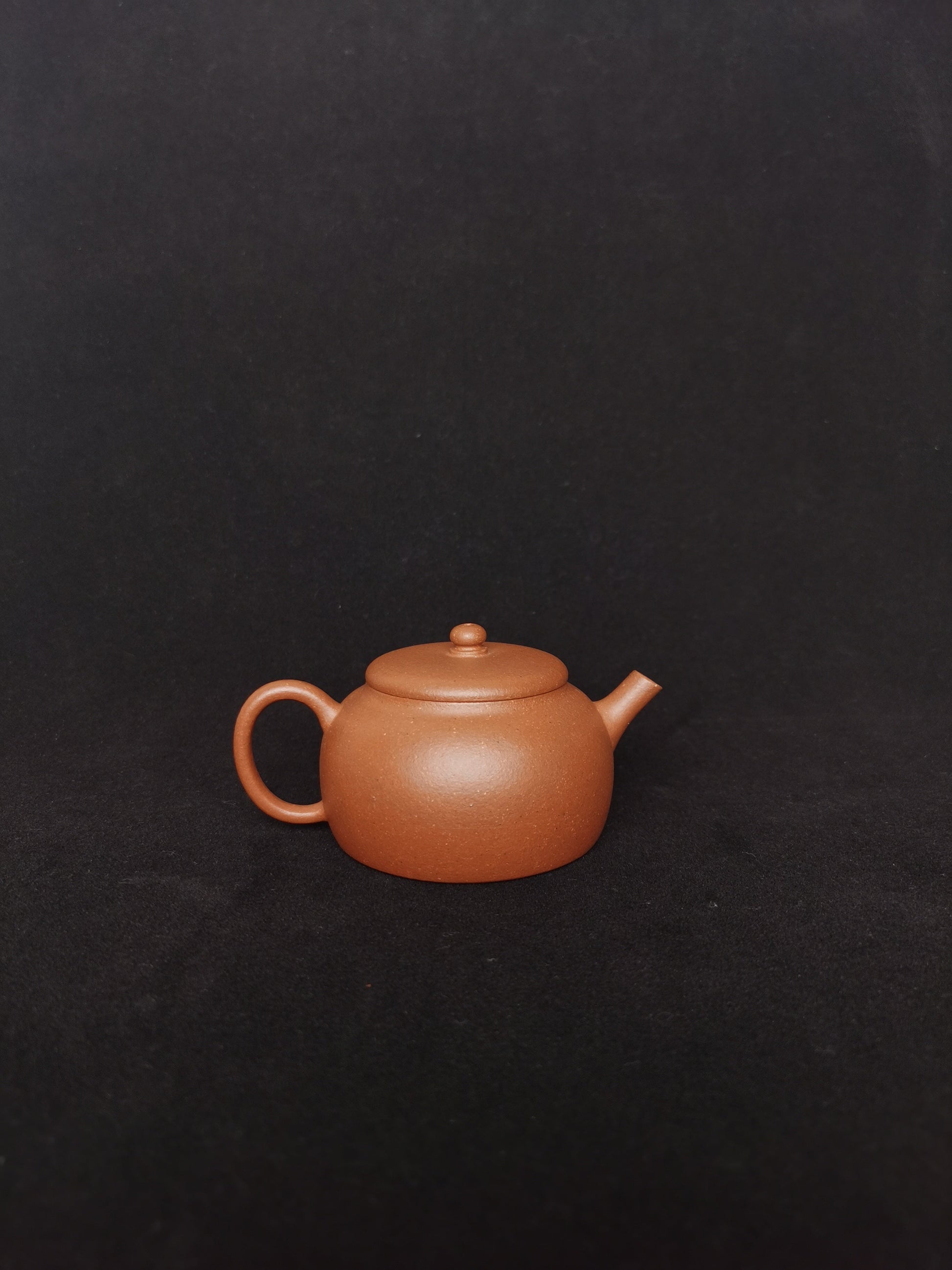 Yixing teapot cat 80ml authentic yixing hong ni clay half handcrafted - SiYuTao Teapot