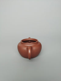 yixing teapot Lian zi 130ml Gu Fa Lian ni (Most Archaic Clay Forming) Di Cao Qing clay full handcrafted by famous artist Wei Ren - SiYuTao Teapot