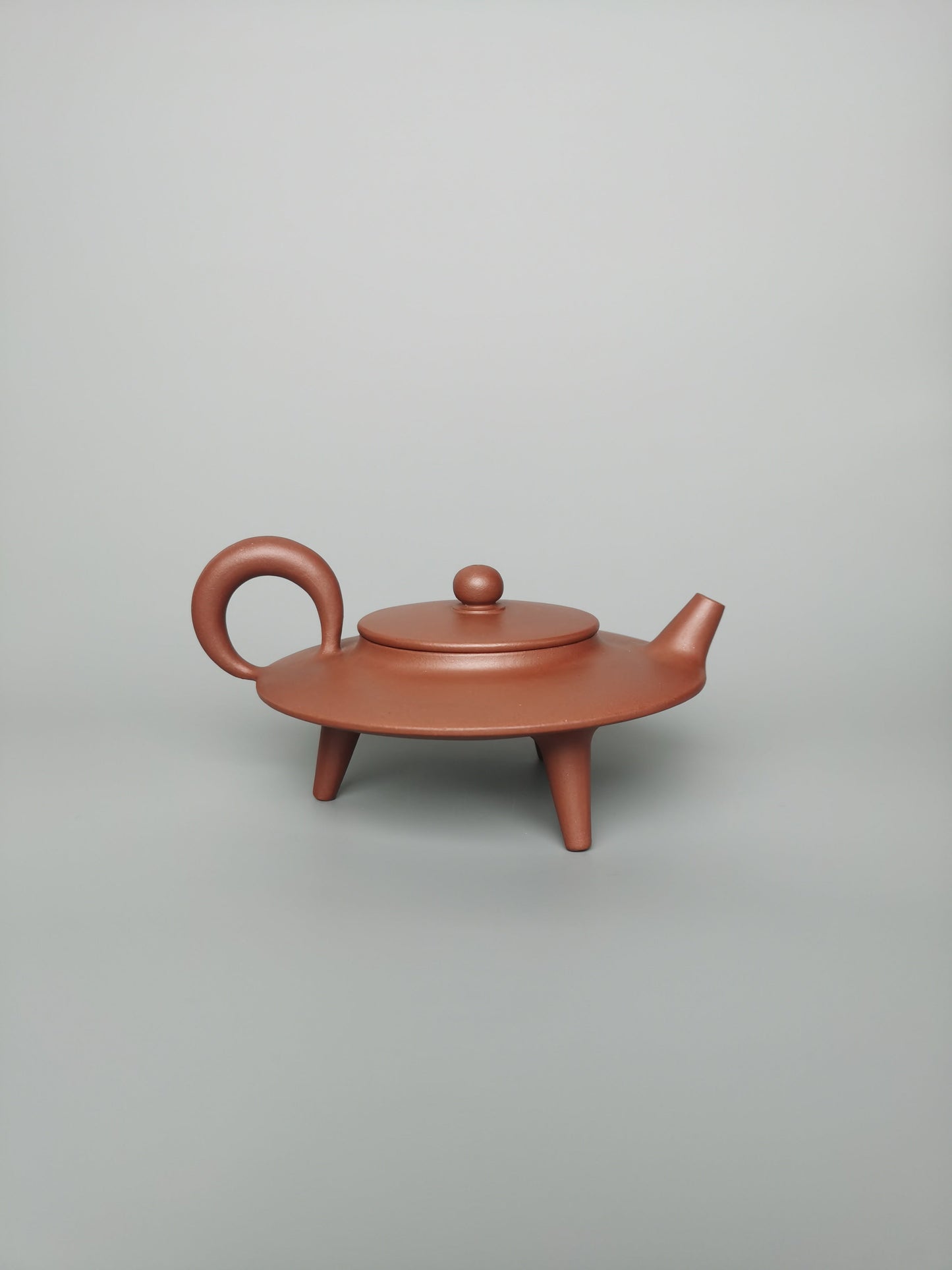 Yixing Teapot The three kingdoms Yixing Zisha DiCaoQing clay 110ml full handmade - Siyutao - SiYuTao Teapot