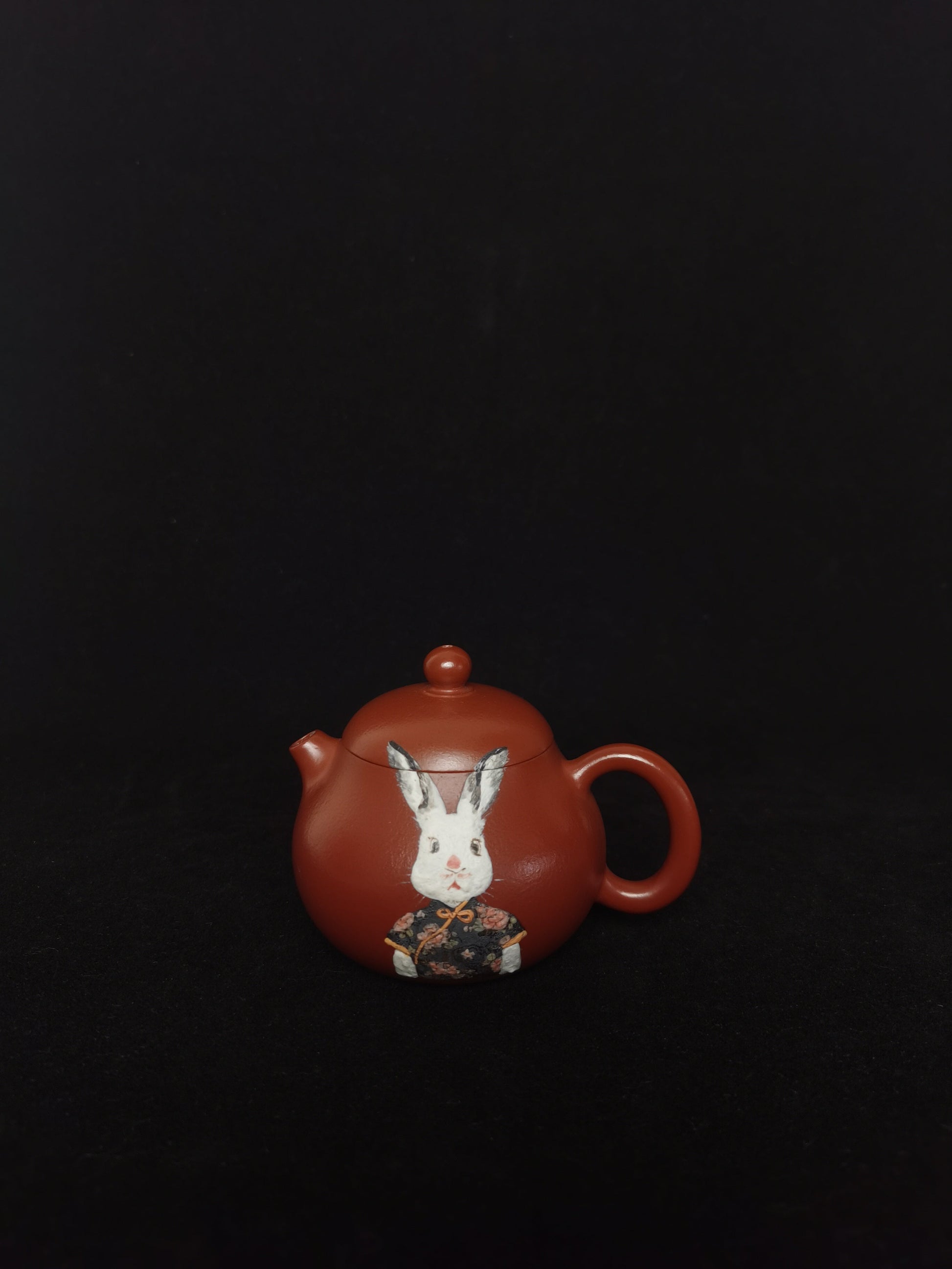 Yixing Teapot artwork Wen Dan front view