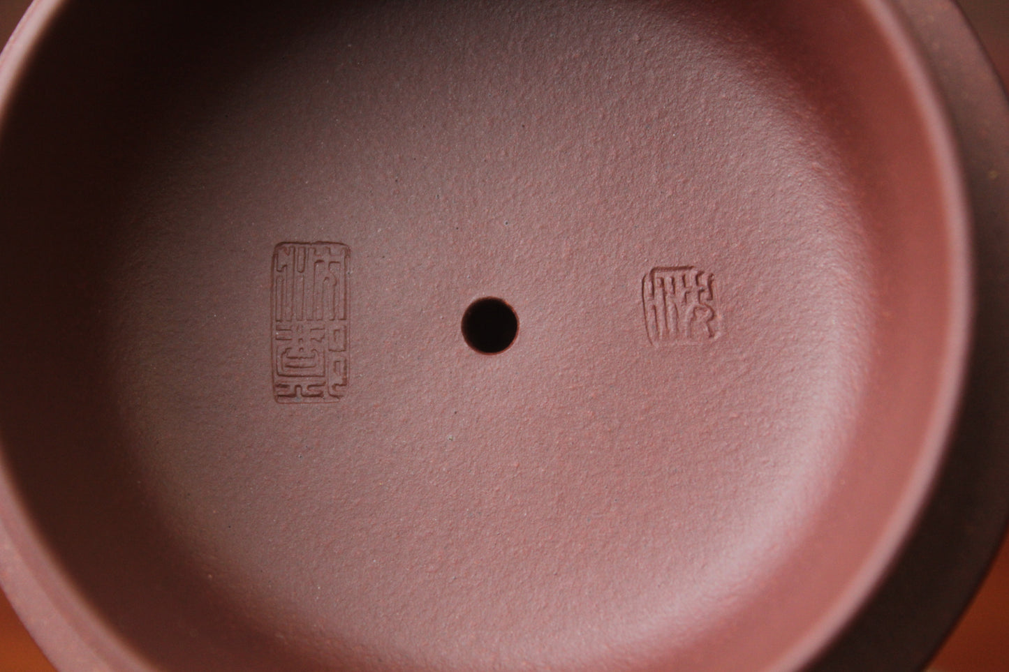The lid marks of the yixing clay teapot