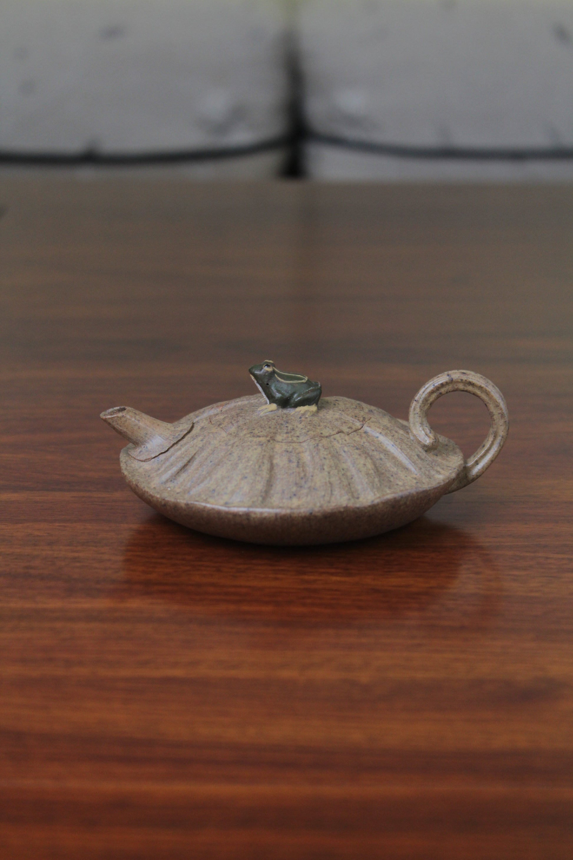 yixing clay teapot on the table