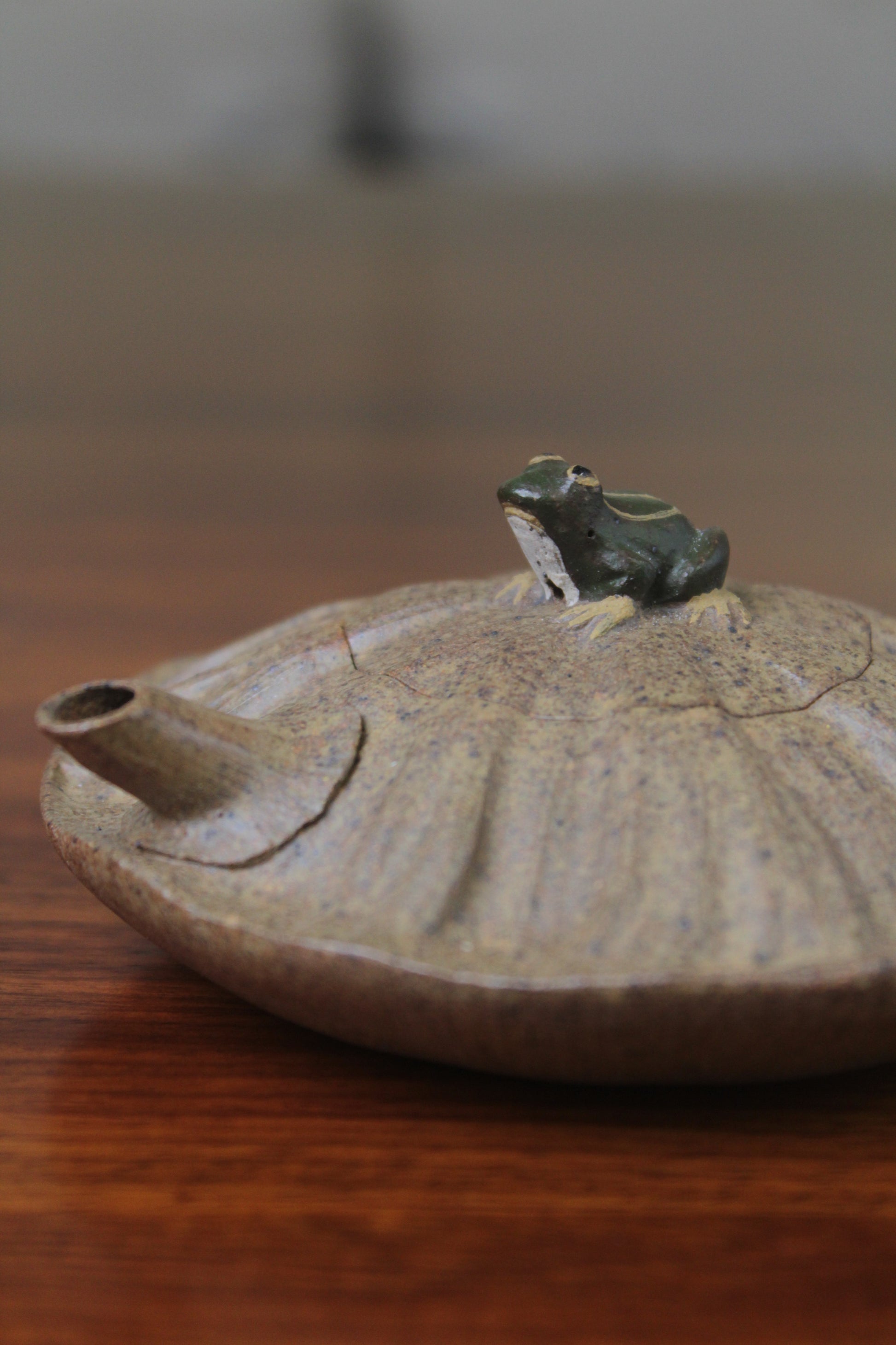 spout detail of yixing clay teapot