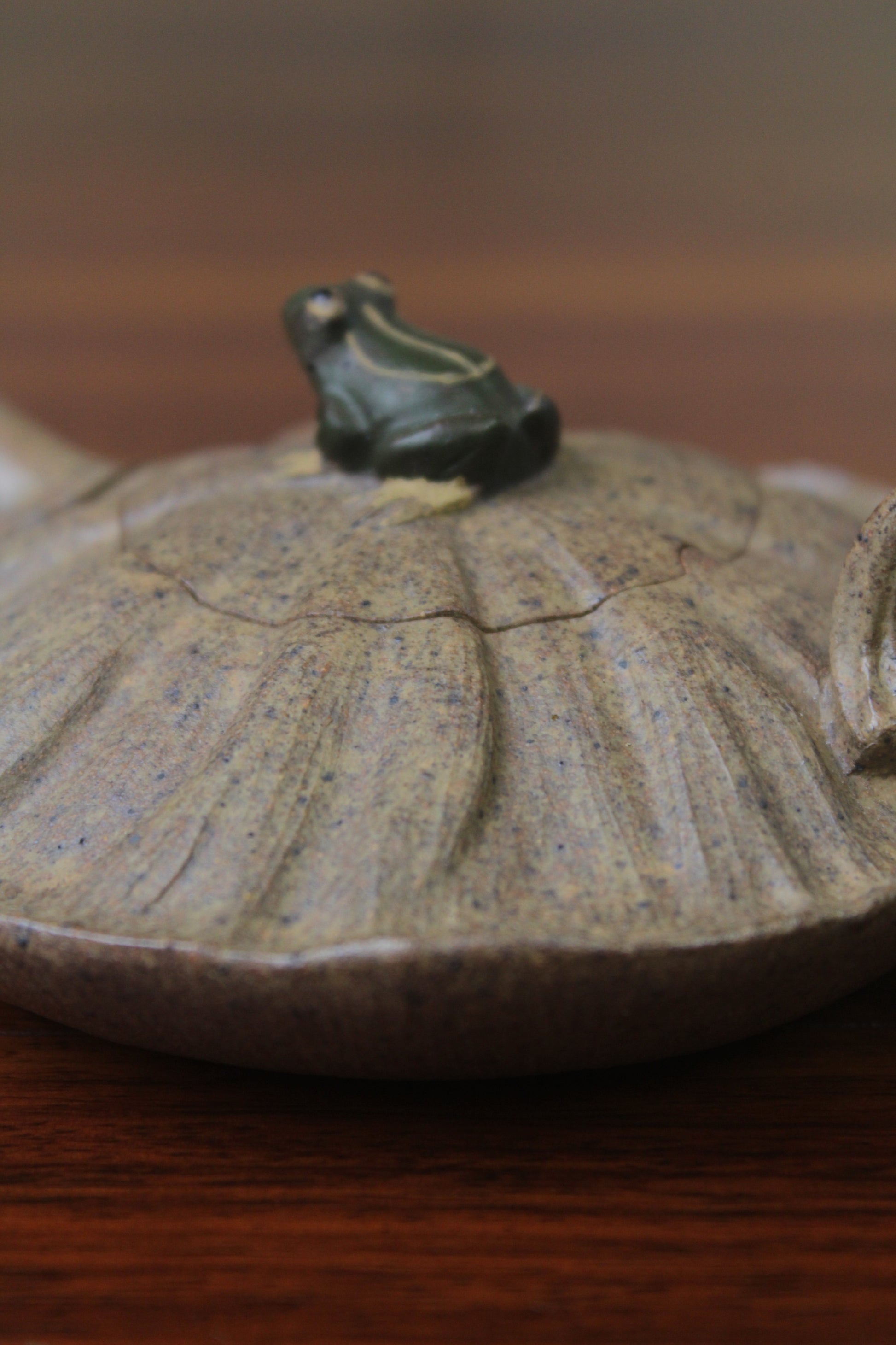 Details of yixing clay teapot