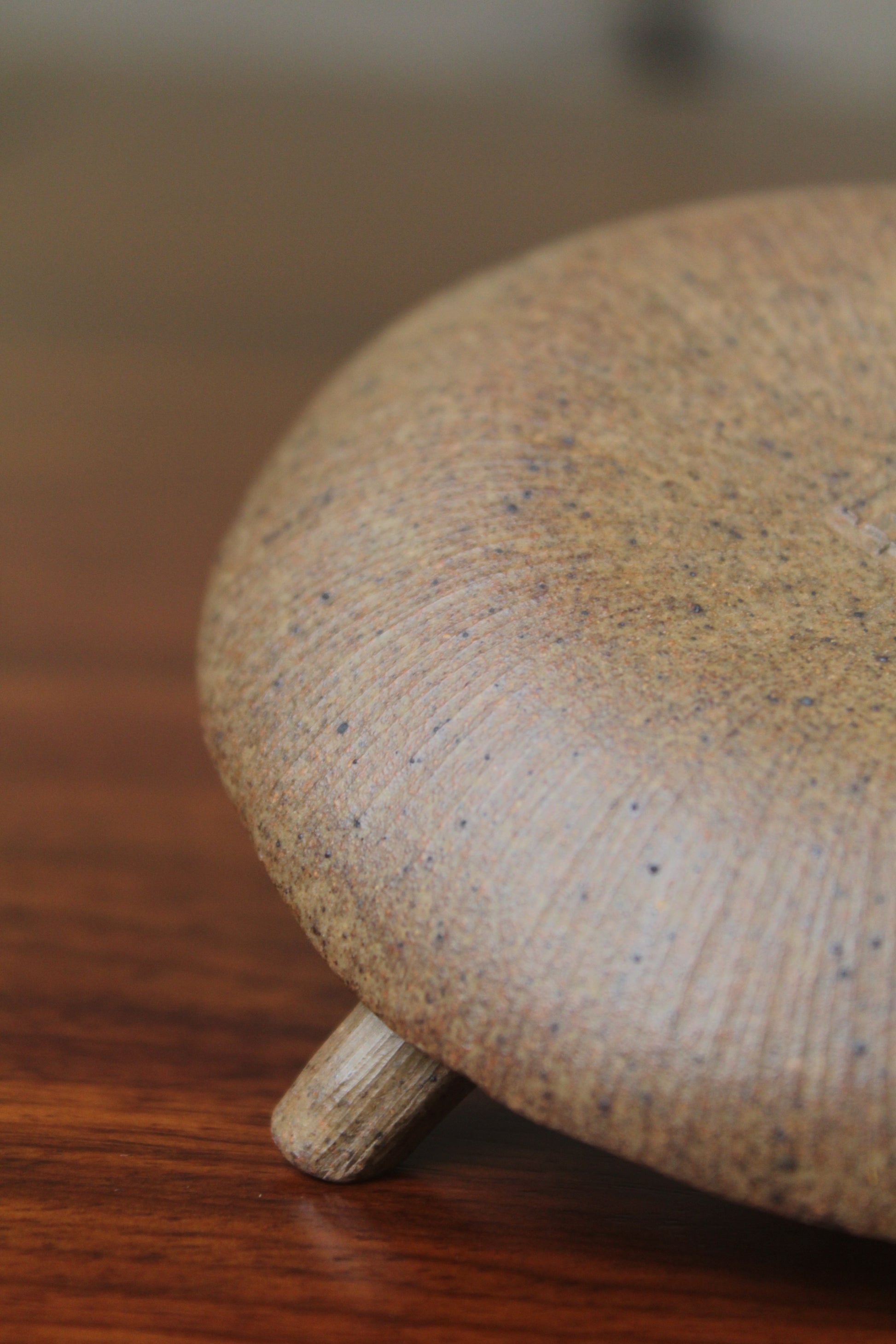 Detail of the yixing clay teapot