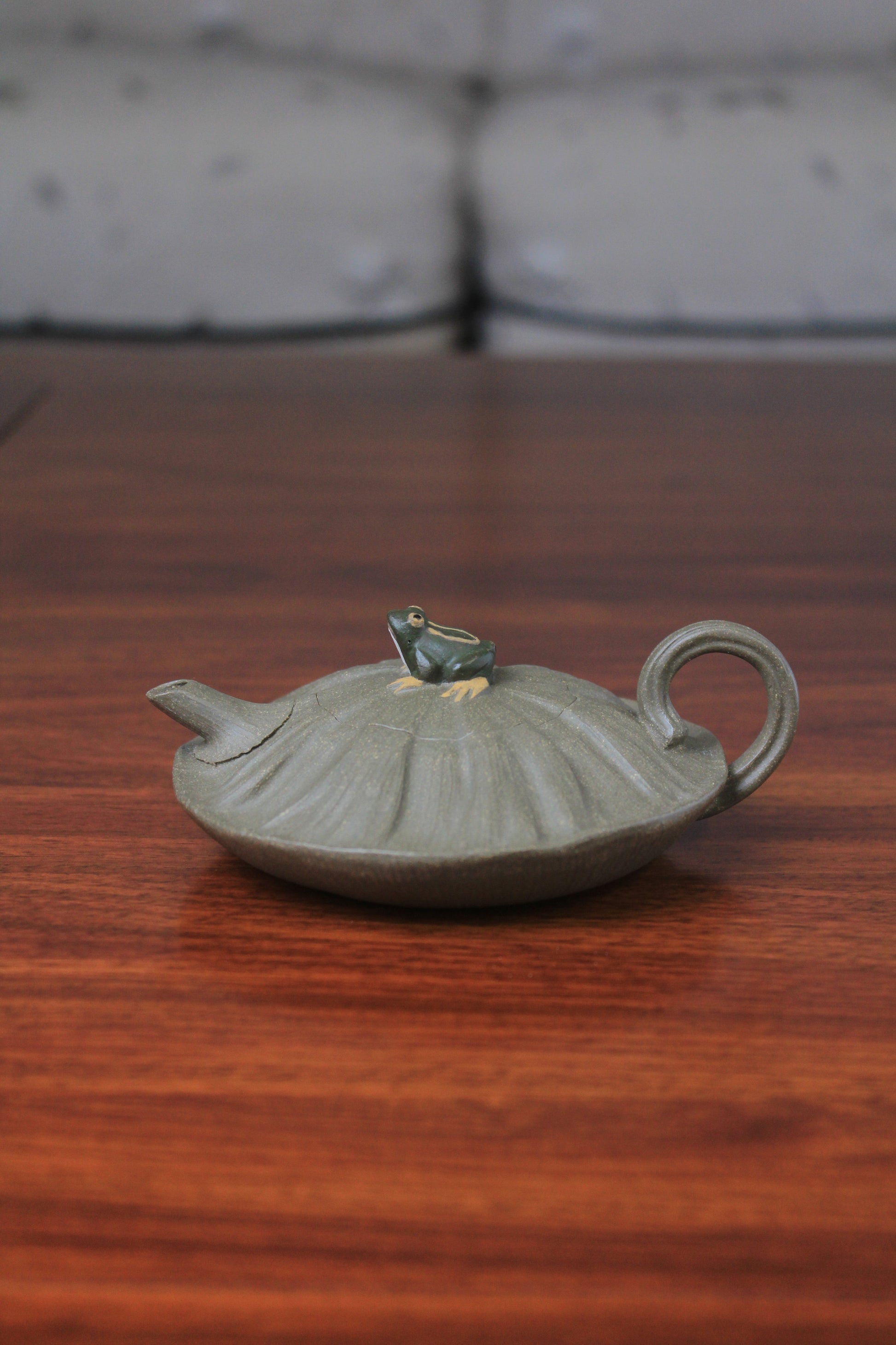 yixing clay teapot on the table