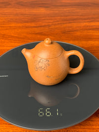 yixing tea set dragon egg and teacup 70ml half handmade with yixing yellow jiangpo ni clay