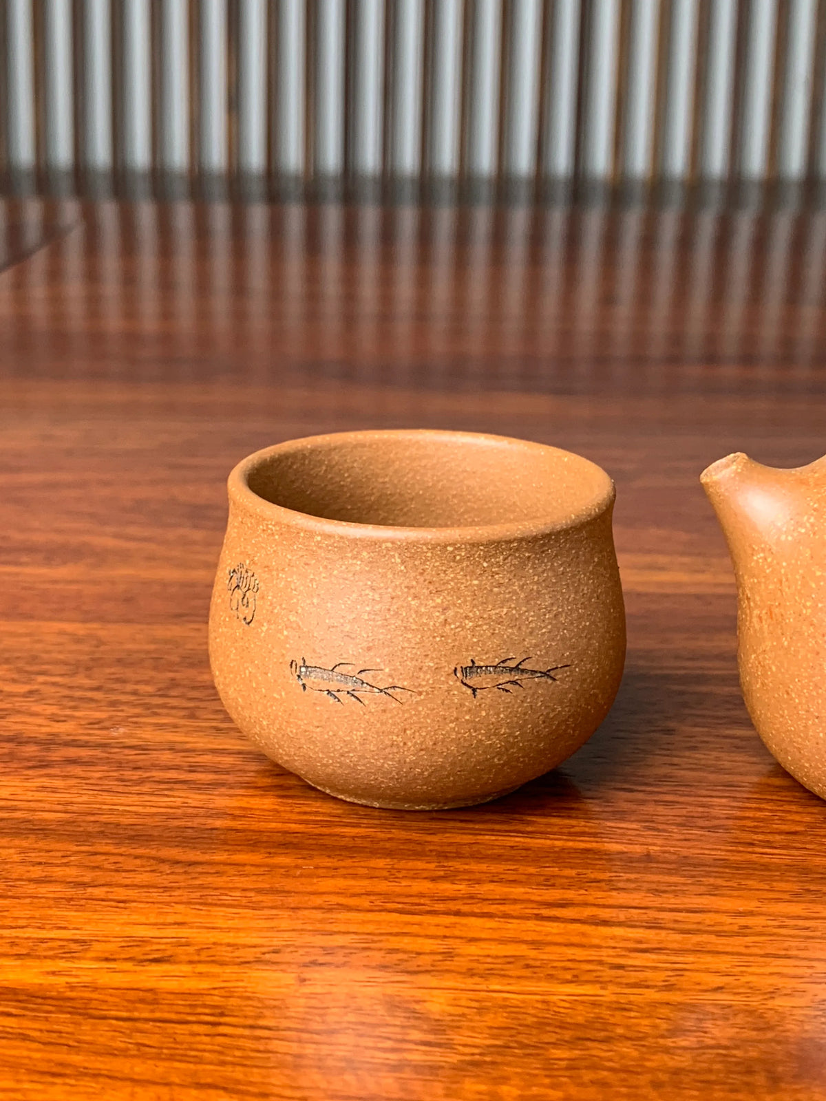 yixing tea set dragon egg and teacup 70ml half handmade with yixing yellow jiangpo ni clay