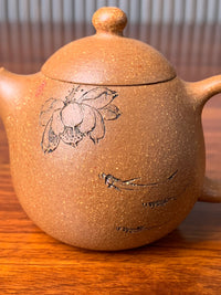 yixing tea set dragon egg and teacup 70ml half handmade with yixing yellow jiangpo ni clay