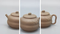 Artistic Yixing teapot mouth, lid, handle