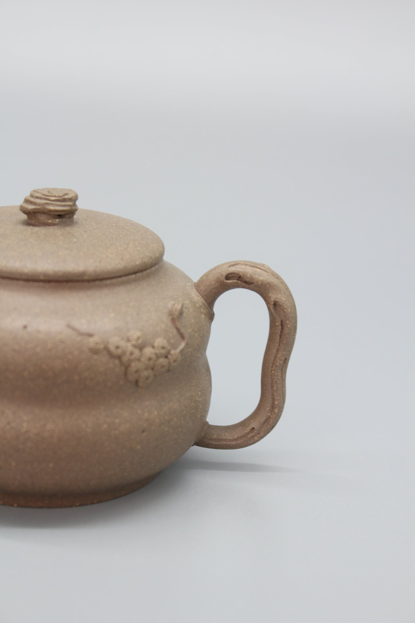 Artistic Yixing teapot handle