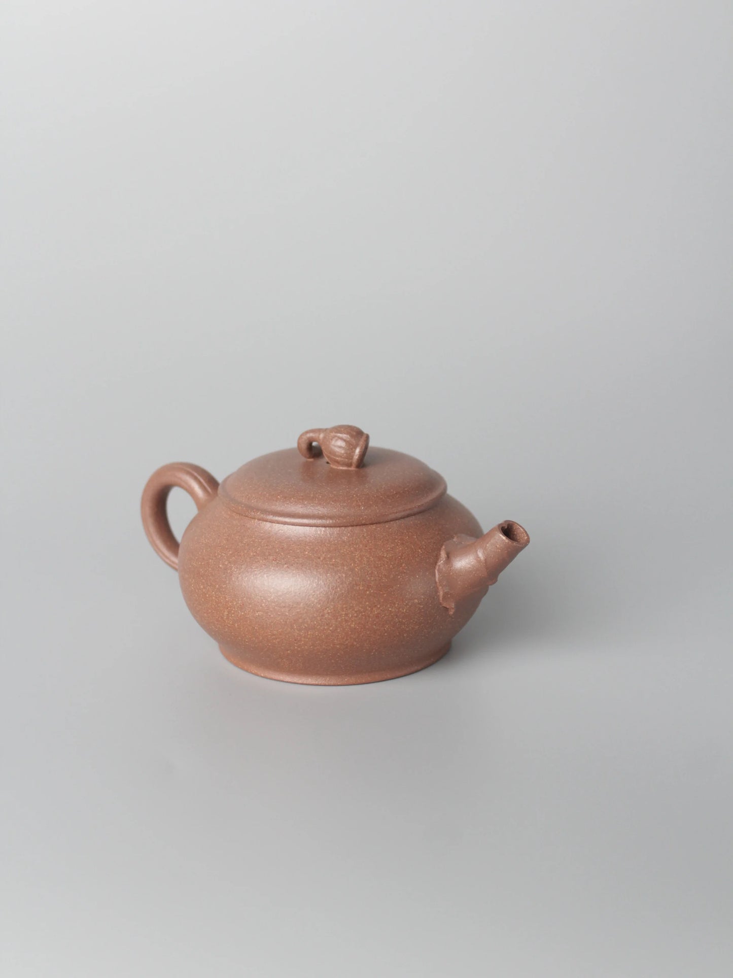 the left view of the yixing teapot named lotus