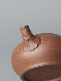 The spout of this Yixing teapot