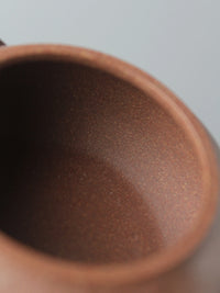 the inside of this yixing teapot