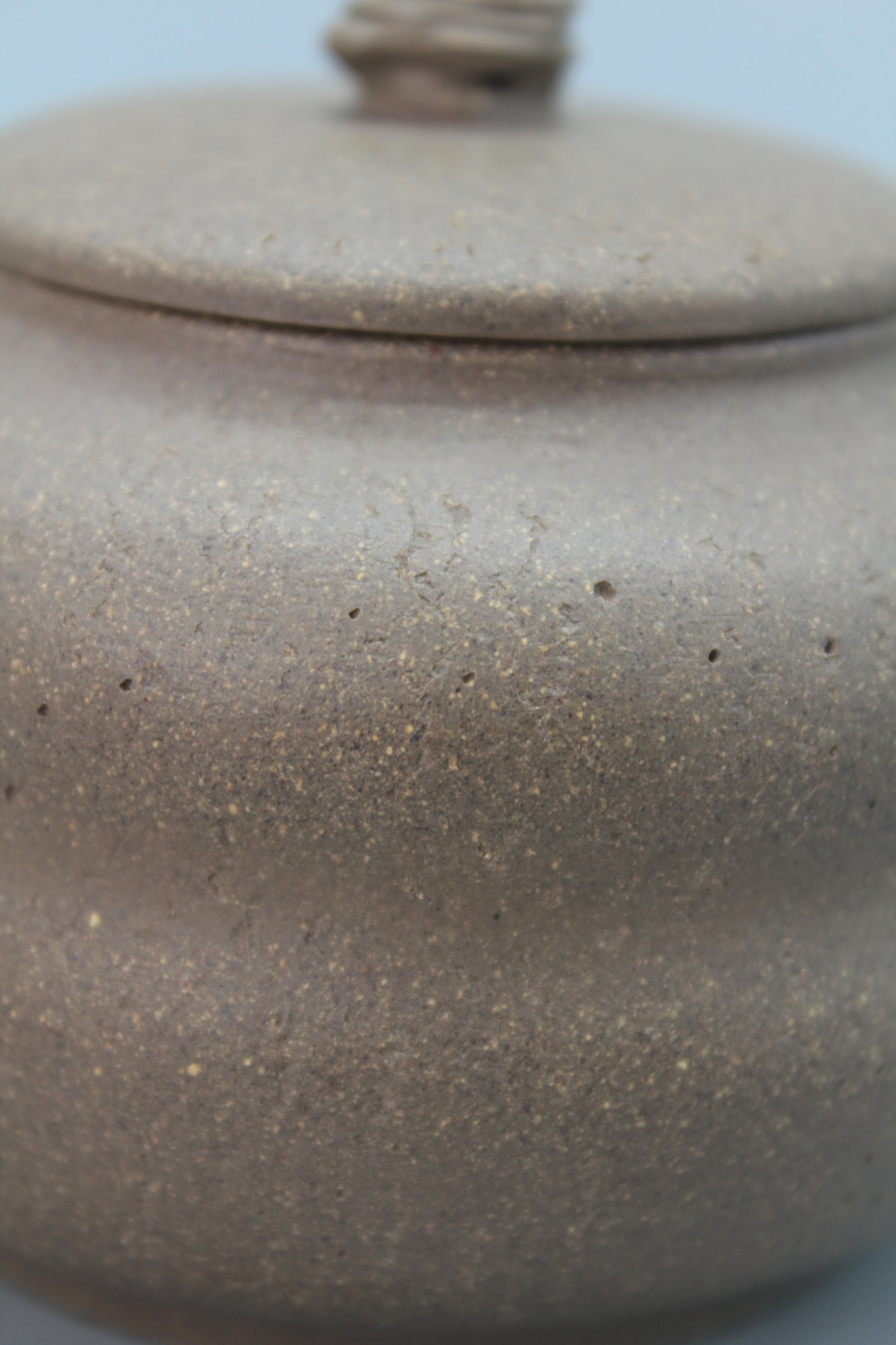 Artistic Yixing teapot purple clay