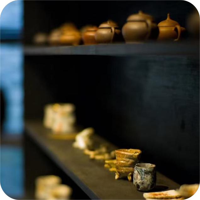 yixing teaware on the table
