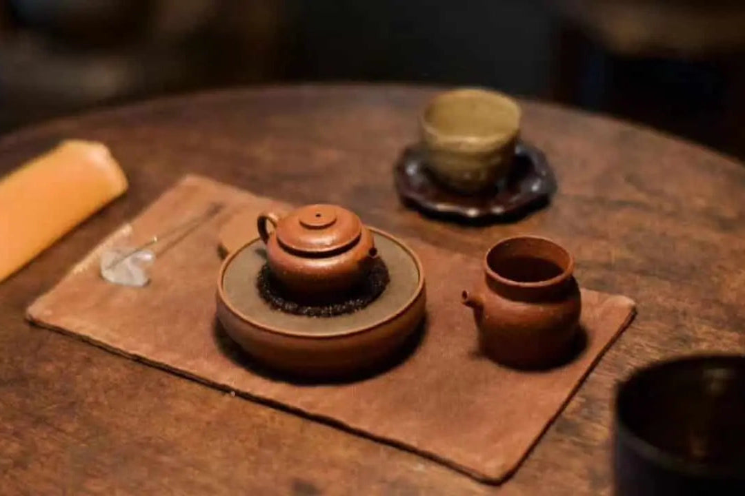 yixing teapot artwork on the table 