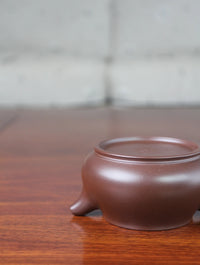 Yixing teapot Pan Hu fully handmade By Qing xia 160ml