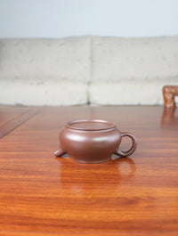 Yixing teapot Pan Hu fully handmade By Qing xia 160ml