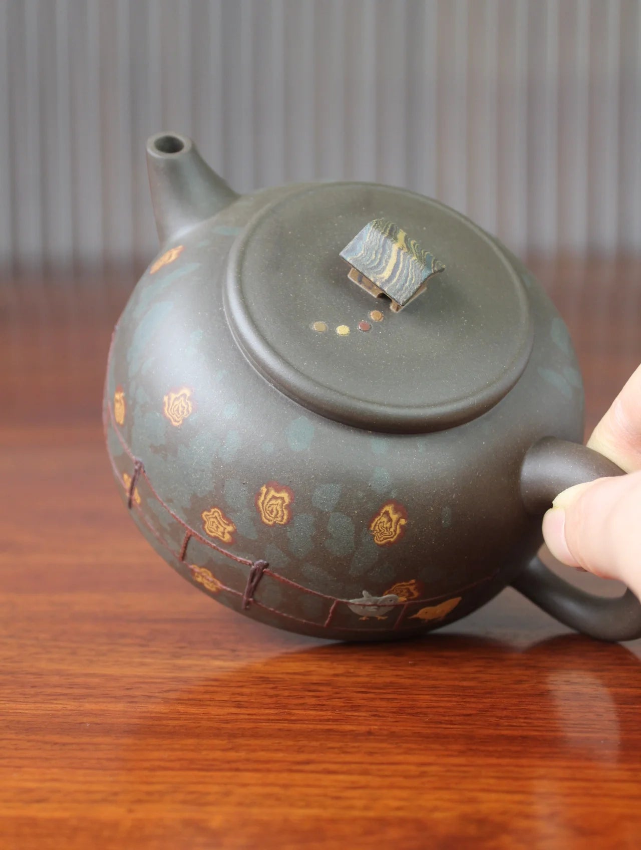 Yixing Teapot named home 340ml Jiao Ni teapot handmade by Yuan ziming