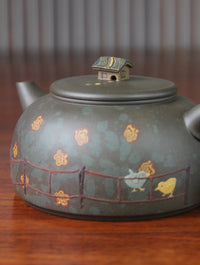 Yixing Teapot named home 340ml Jiao Ni teapot handmade by Yuan ziming