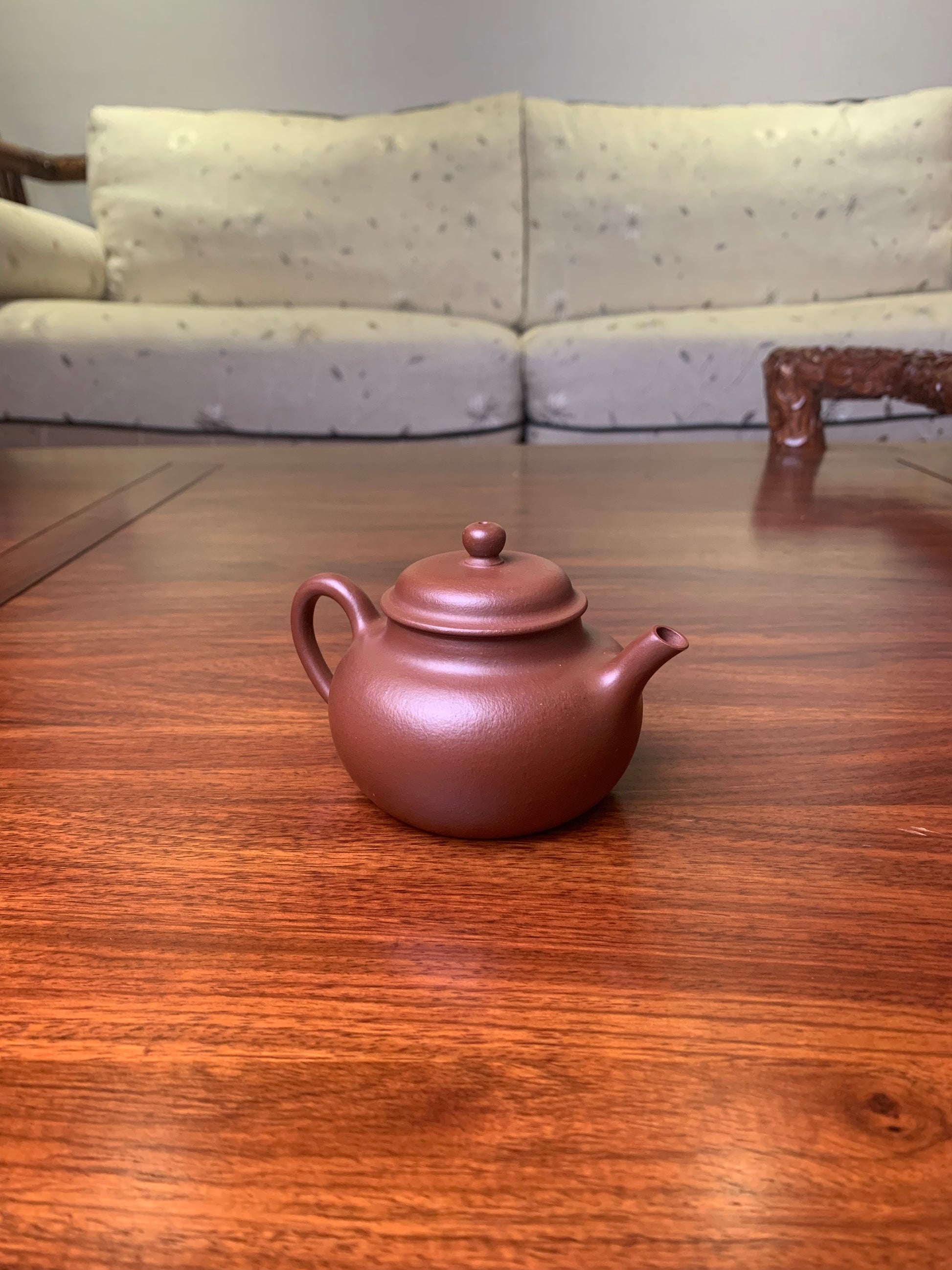 yixing teapot handmade from authentic yixing zisha di cao qing clay