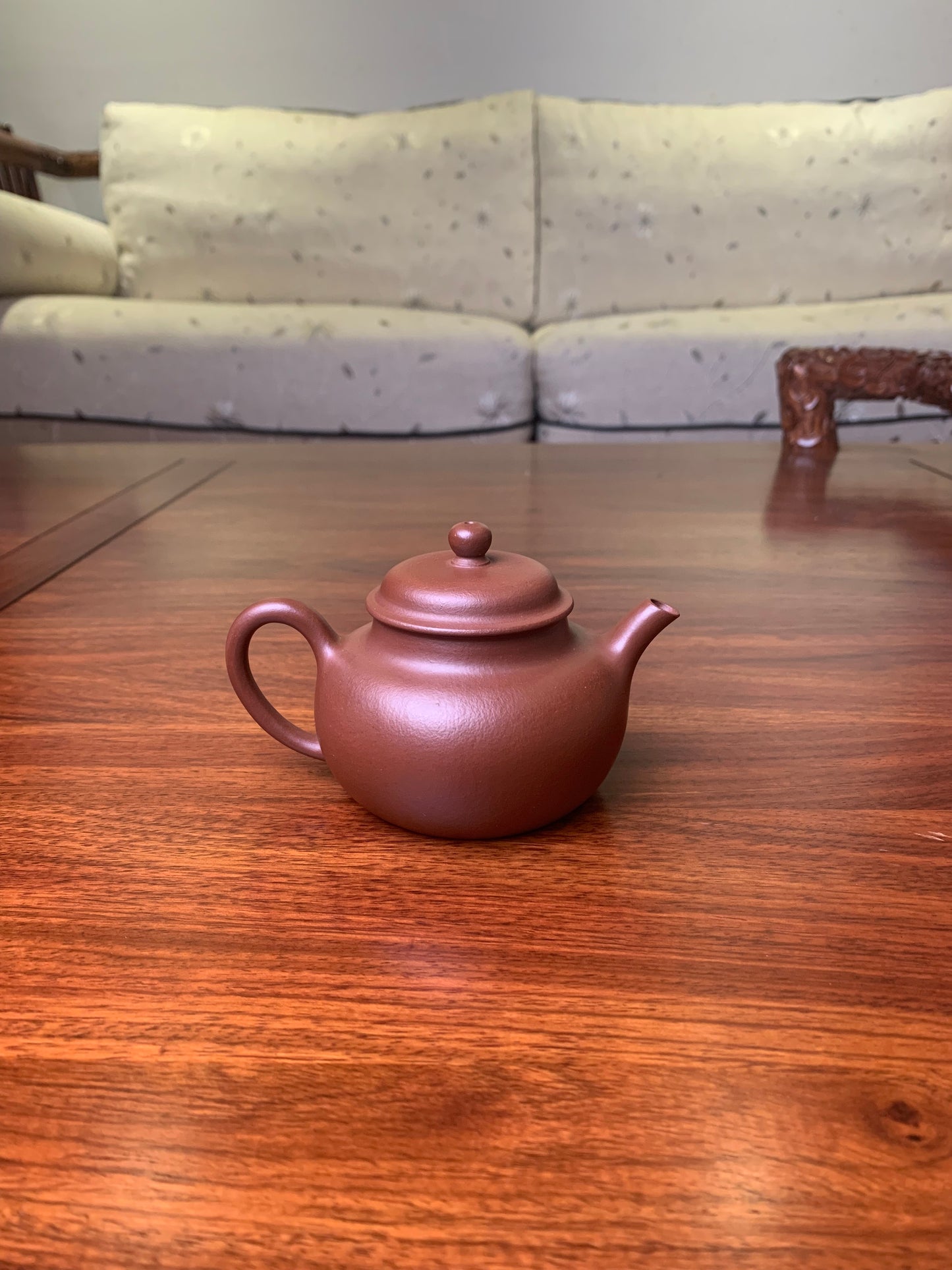 yixing teapot handmade from authentic yixing zisha di cao qing clay