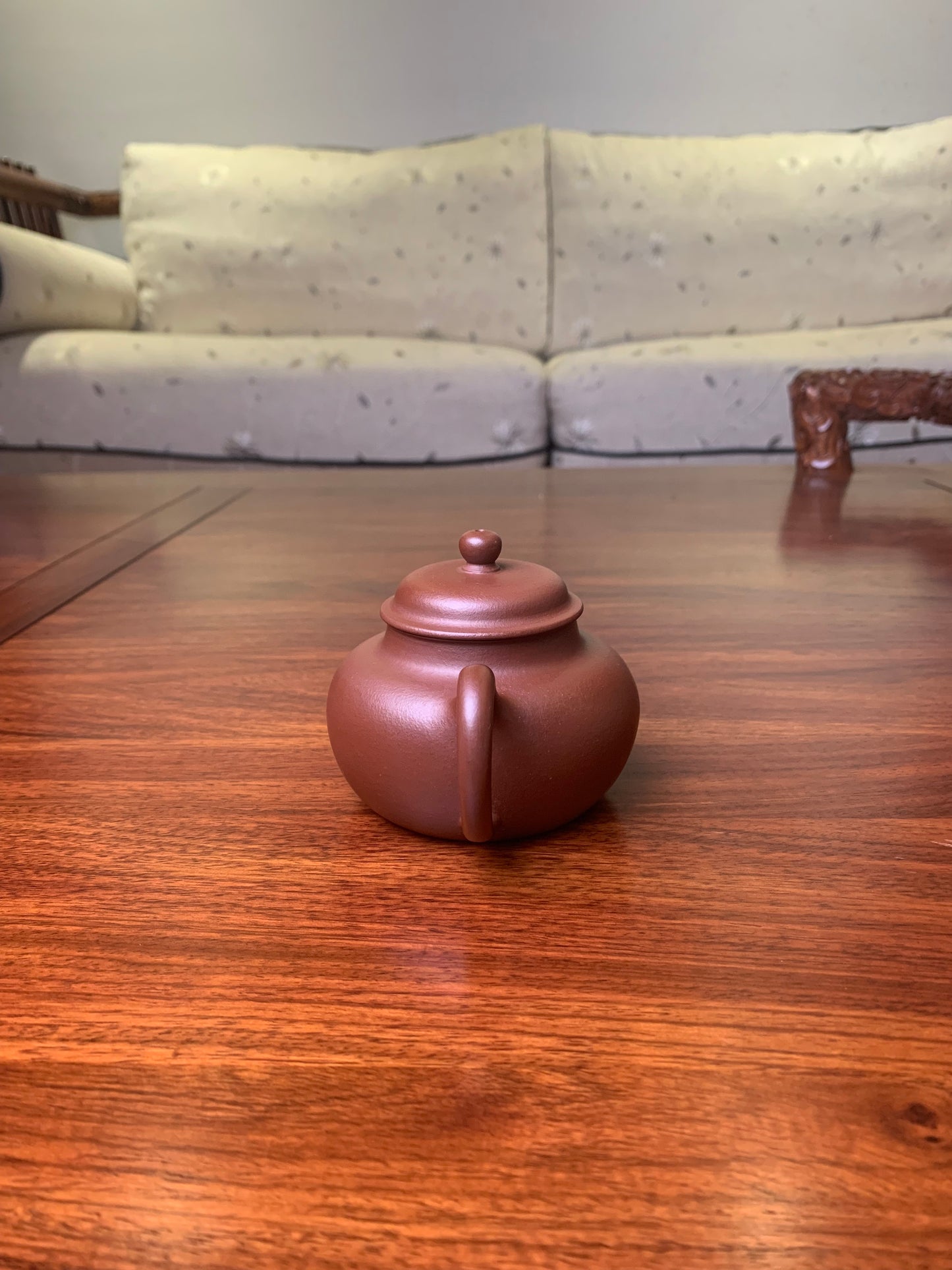 yixing teapot handmade from authentic yixing zisha di cao qing clay