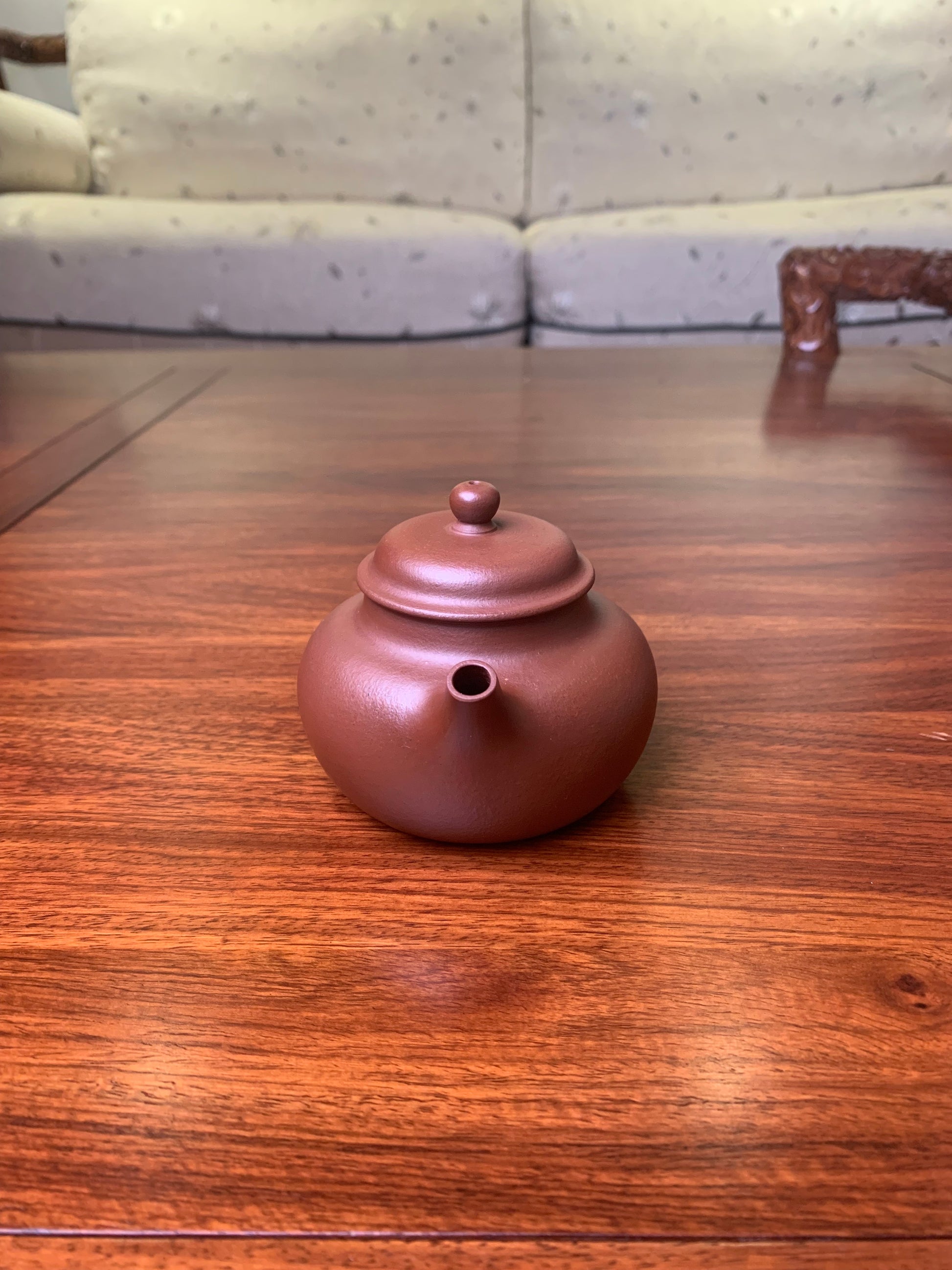 yixing teapot handmade from authentic yixing zisha di cao qing clay