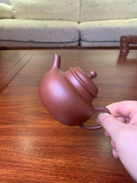 yixing teapot handmade from authentic yixing zisha di cao qing clay