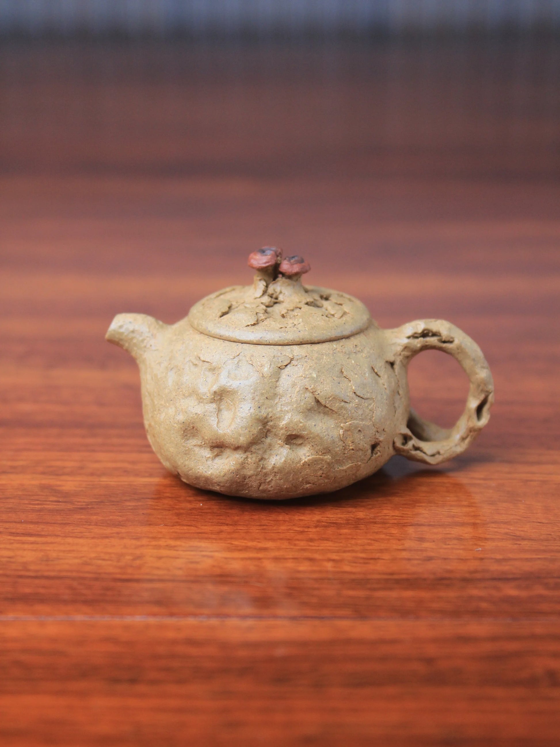 the detail of the yixing teapot gong chun
