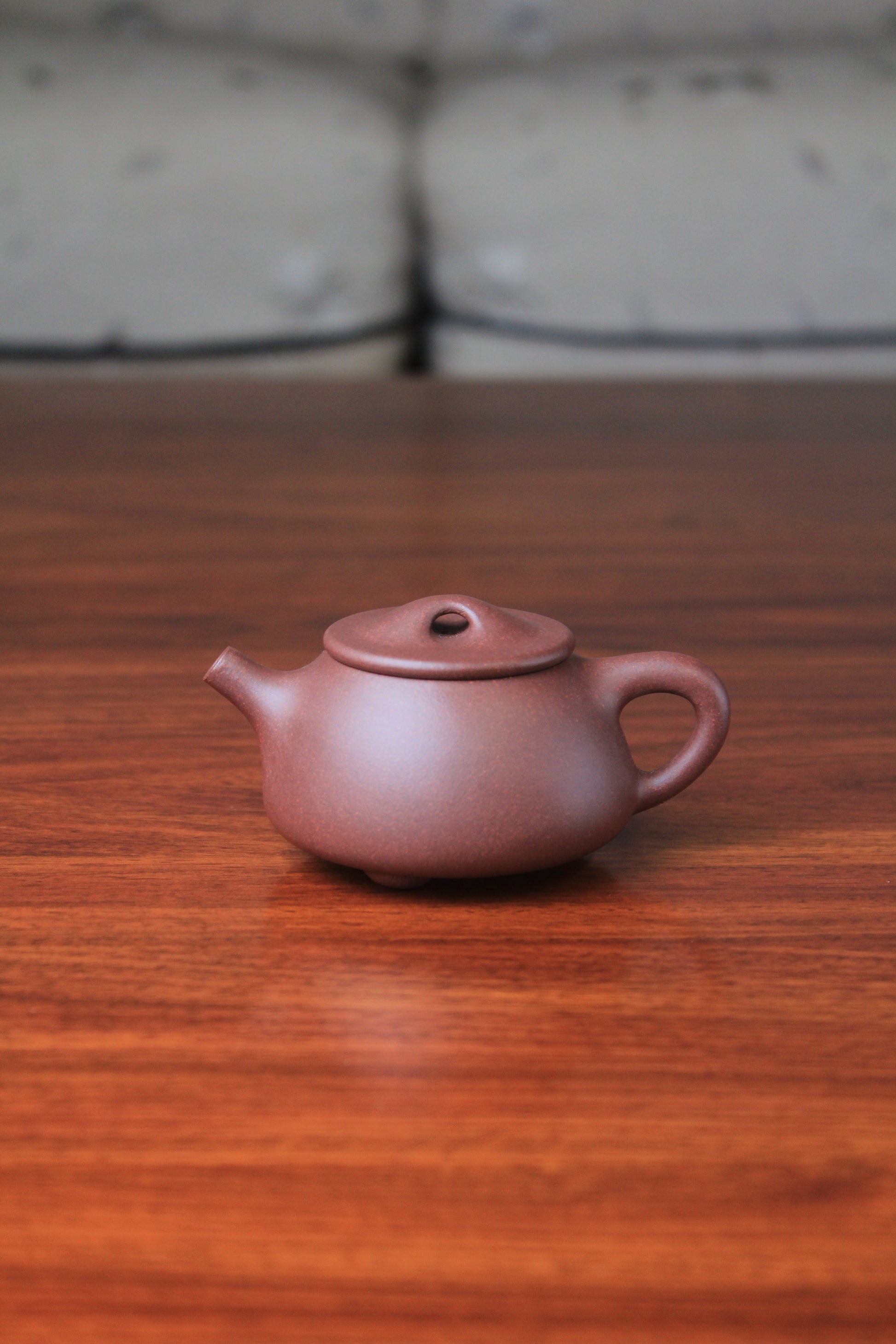 front of the collectible teapot from yixing