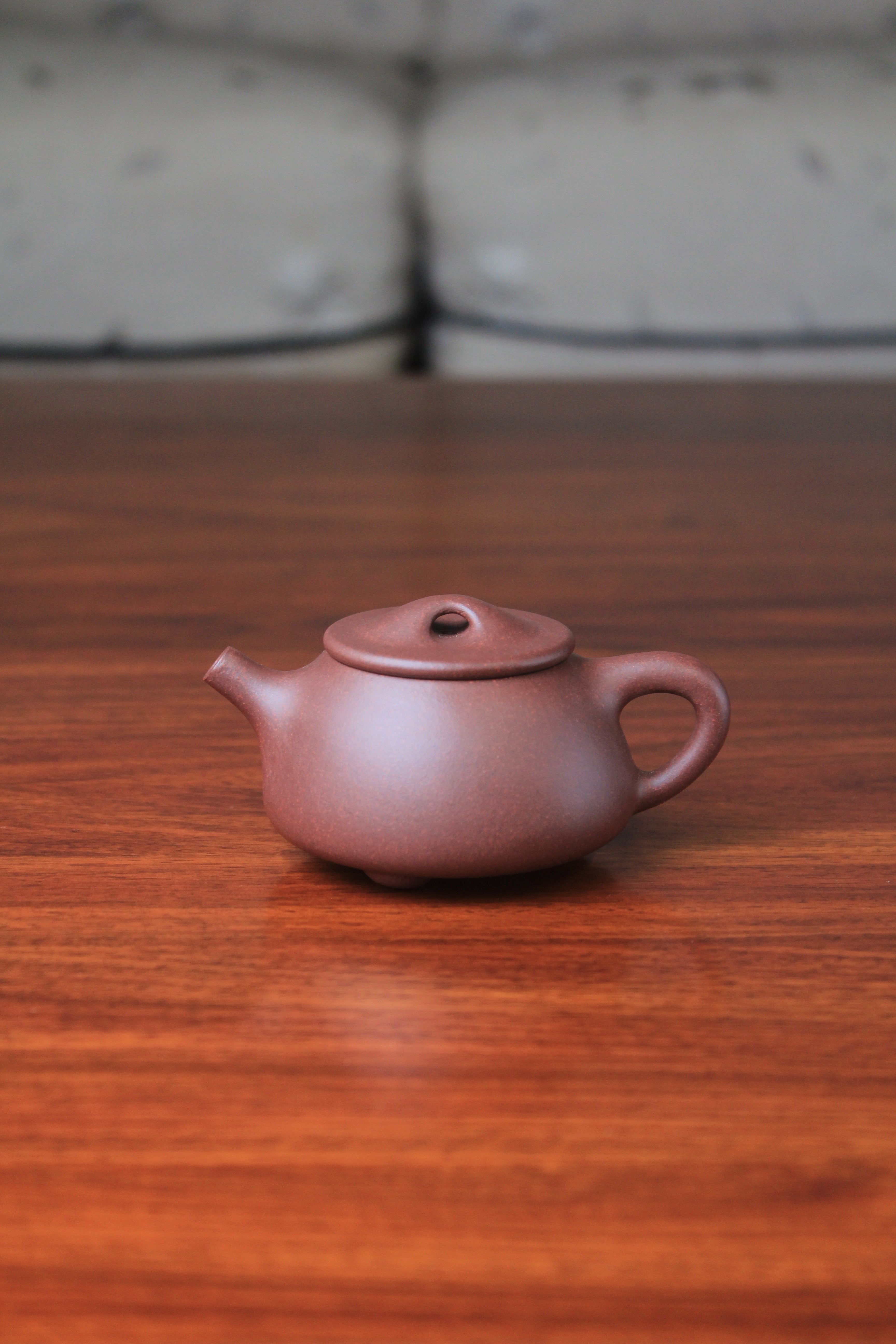 front of the collectible teapot from yixing