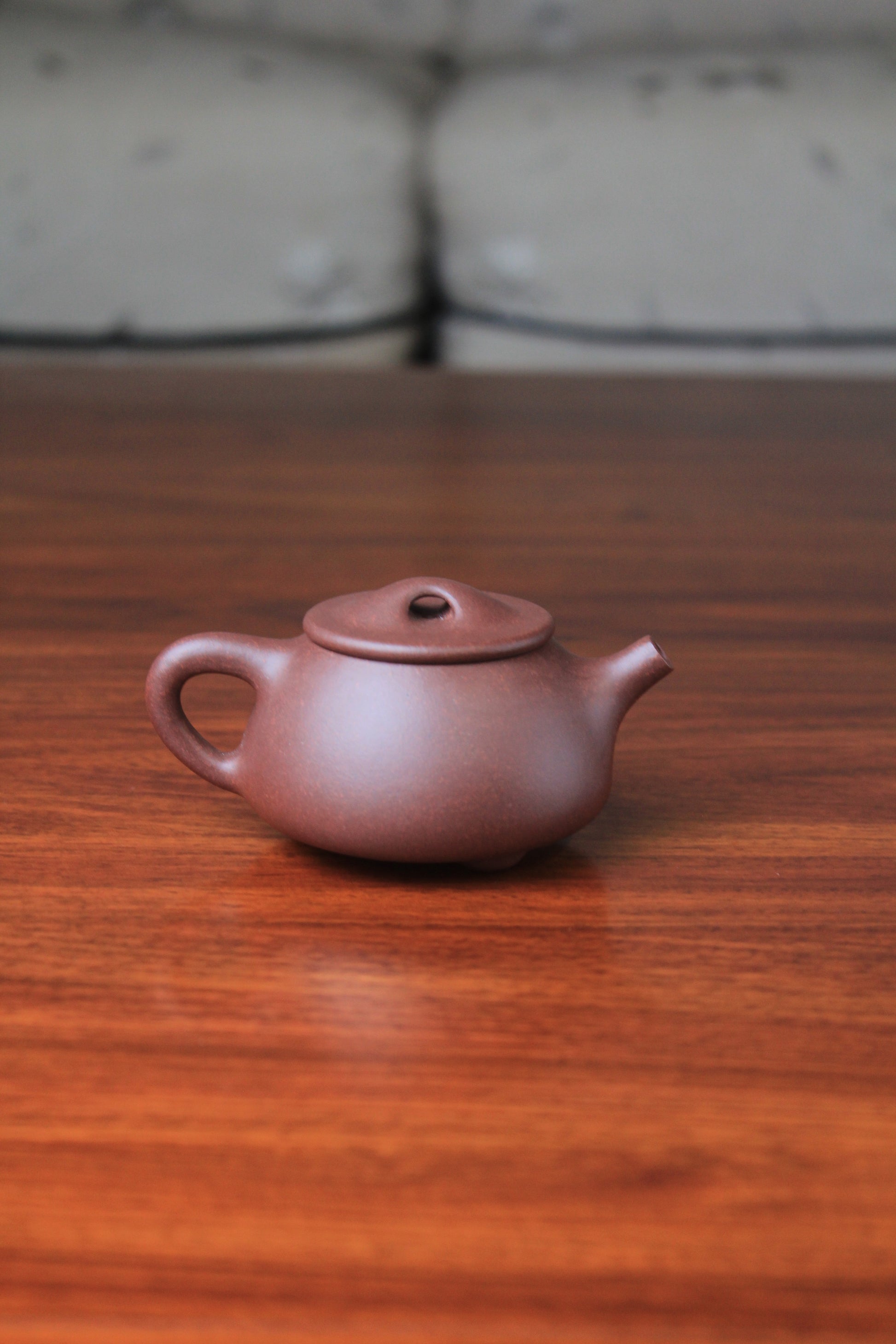 Collectible teapot yixing on the table