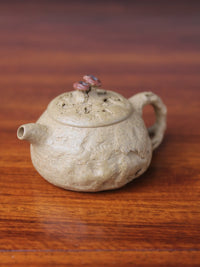 Close-up left view of the gong chun teapot